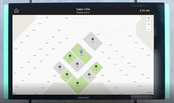 MS Teams Panel Building Map