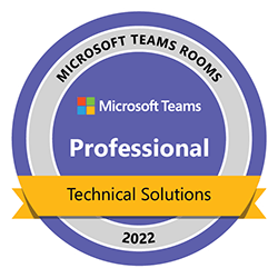 Microsoft Teams Rooms Technical Solutions Professional BADGE